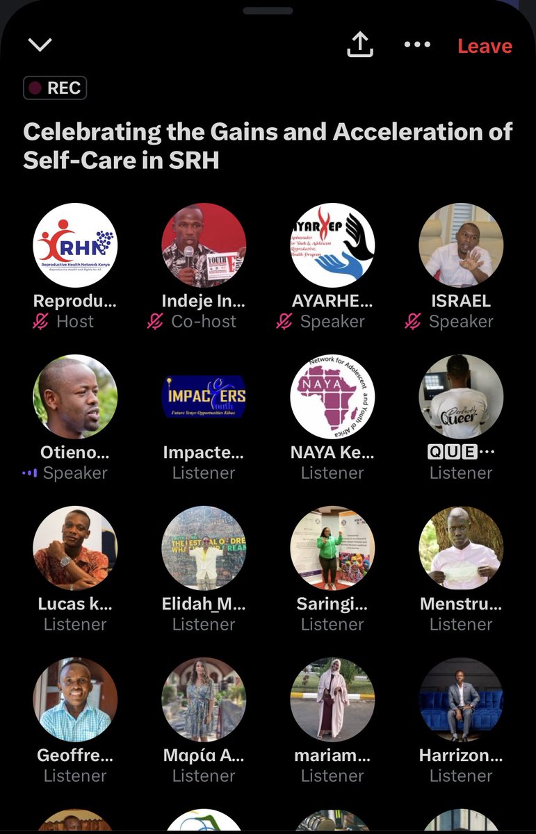 ImpactersYouth's tweet photo. We’re happy to be taking part in a discussion celebrating the gains and accelerating of self-care in SRH, a meaningful discussion organized by @KELINKenya
In-attendance are;
@KenyaSRHR 
@EstherPassaris 
@NAYAKenya 
@rhnkorg 
@AYARHEP_KENYA https://t.co/pbekbYqcvM