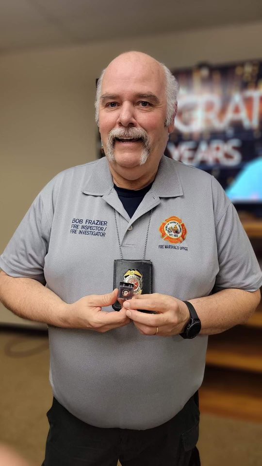Please join us in congratulating Fire Inspector Bob Frazier on his retirement. He has served the City of Independence for nearly 36 years! 

Inspector Frazier was hired in 1987, and in 2008 transferred to the Fire Prevention Division where he has served since.

Congratulations!
