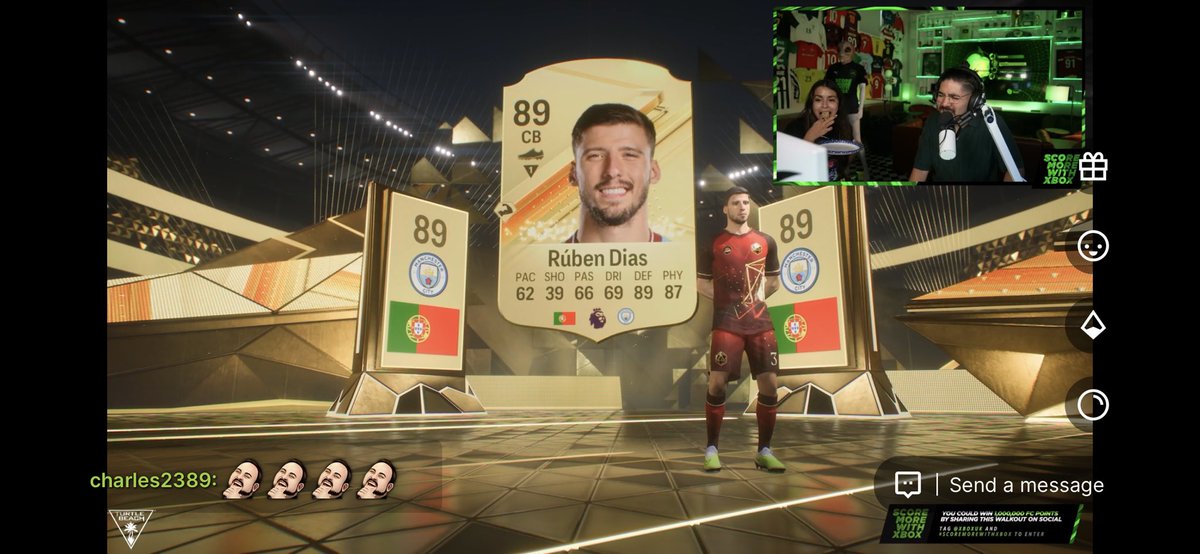 TobyCorden's tweet photo. @Castro1021 loved his walkout Diaz, #ScoreMoreWithXbox https://t.co/bywcsyjh59