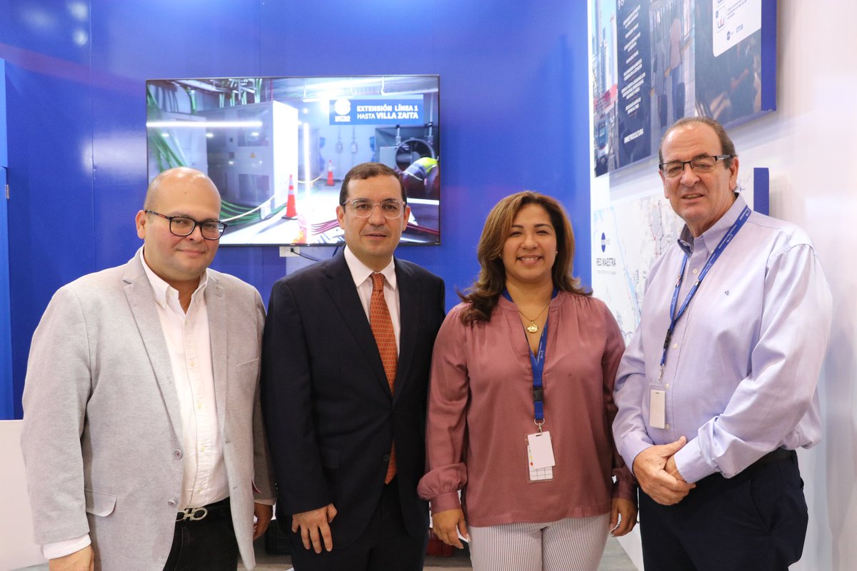 elmetrodepanama's tweet photo. Nos encontramos en la trigésima sexta versión de CAPAC EXPO HÁBITAT 2023

Nuestro stand informativo fue inaugurado por el Ministro de Vivienda @rparedesrobles , el ing. Héctor Ortega-  Director General de Metro de Panamá  y por la @CapacPanama, Carlos Allen y Demetrio Arosemena. https://t.co/3nMQRWkfFc