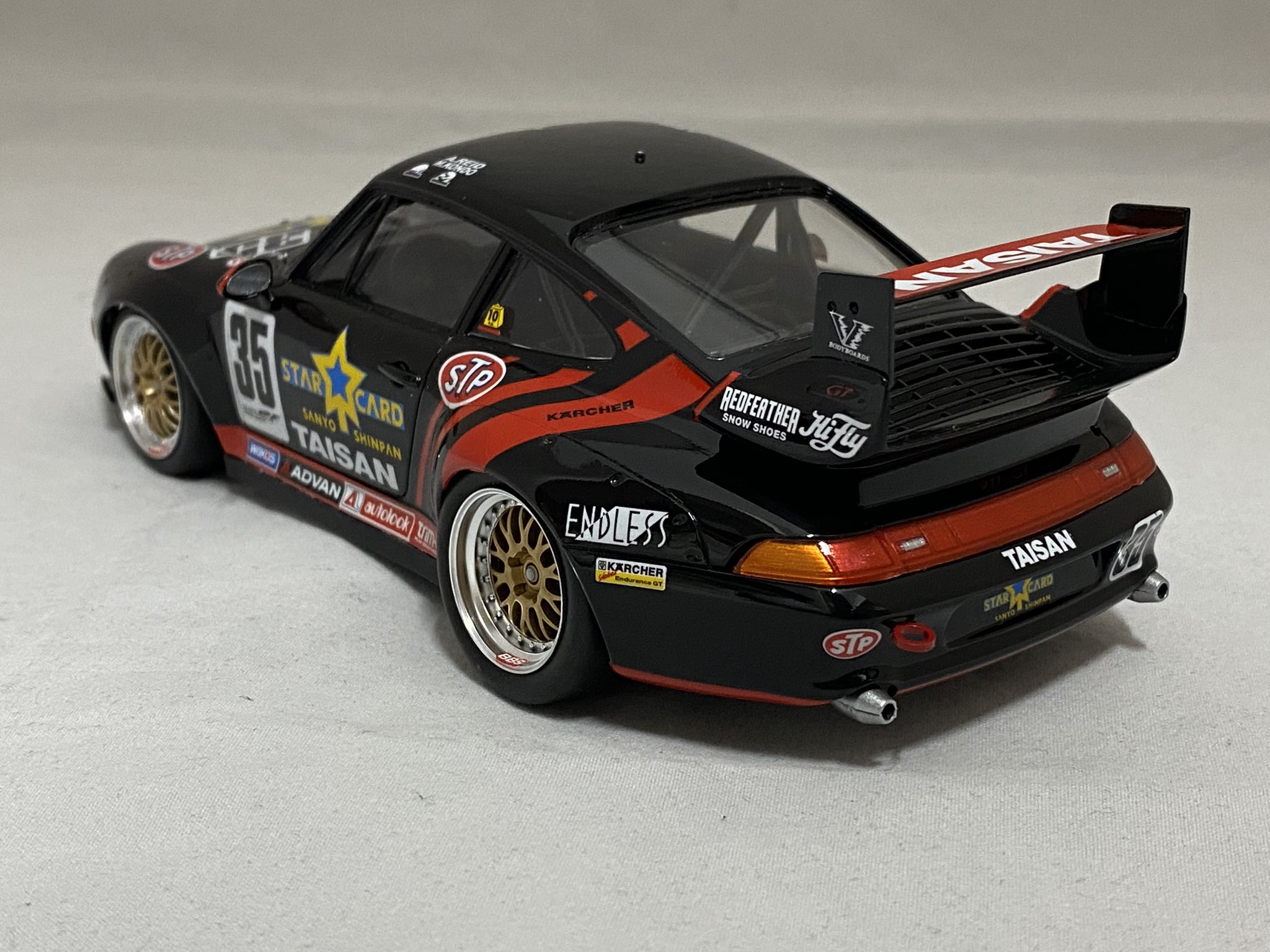 当時物】タミヤ 1/10 タイサン スターカード ポルシェ911 GT-2