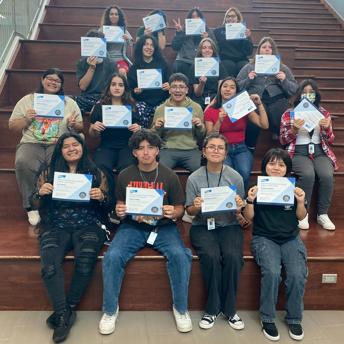 PISDCareerTech's tweet photo. Seniors in Vet Science passed the Fundamentals of Advanced Animal Certification exam! #PISDCTE #CTE #OneTeamOneGoal #ctetx #vetscience #certifications https://t.co/6eA48fIRn6