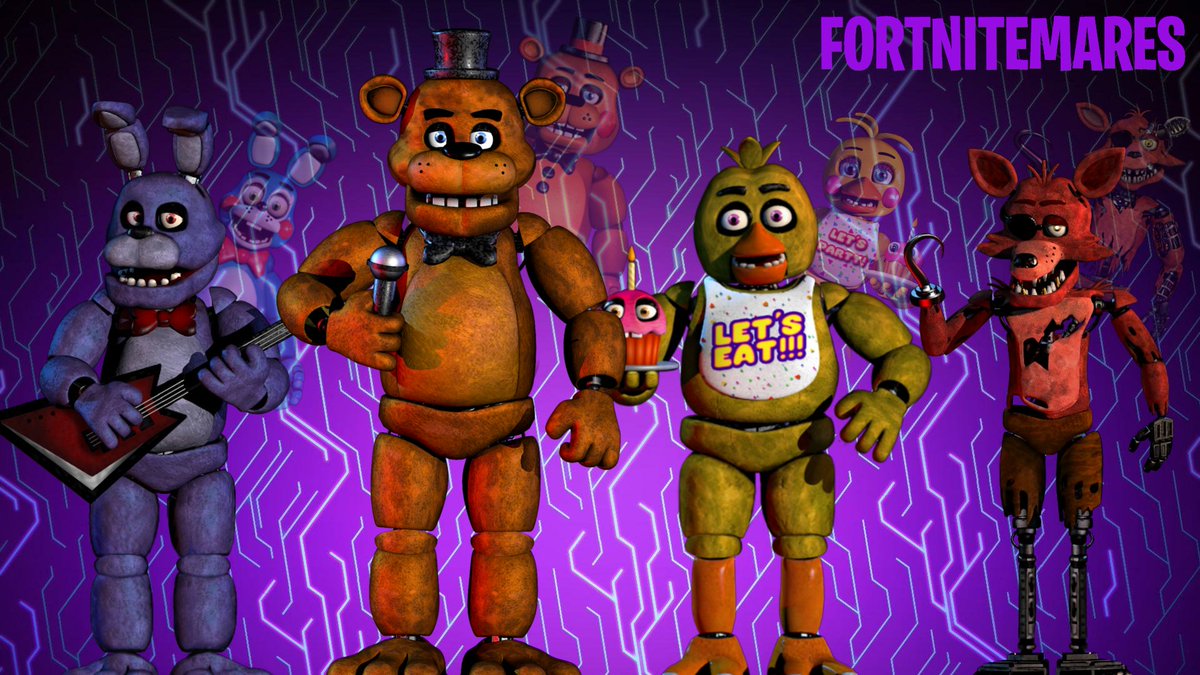 Top 10 Five Nights at Freddy's animatronics by skullofmyenemies on