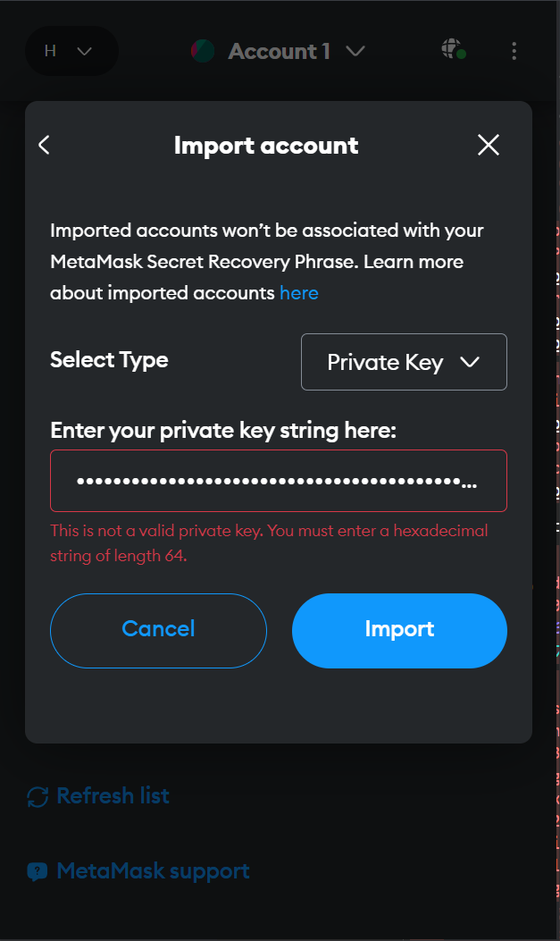 Sabercodes123's tweet image. I'm currently creating a basic connect and fund contract where I will be able to fund an address. i have local accounts & private keys provided to my by hardhat. @PatrickAlphaC @Param_eth @olanetsoft
also on eth stack exchange:
ethereum.stackexchange.com/questions/1550…
#ethersjs #metamask #block
