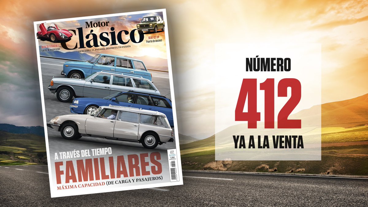 El número de noviembre es más "familiar" que nunca. ¿Sabías que el término "station wagon" proviene de los carros que trasladaban el equipaje a los trenes? Hacemos un repaso a los break, rancheras, shooting brake... a través del tiempo. Y mucho más…
¡Ya en los quioscos!