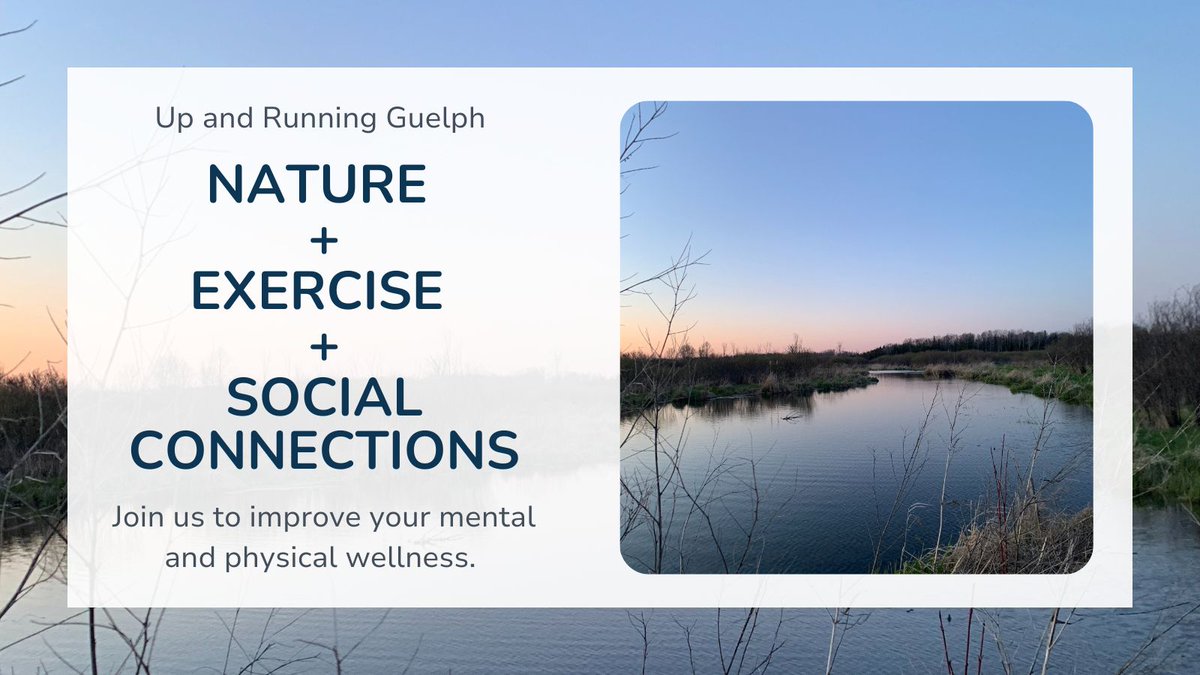 uprunningguelph's tweet image. Are you looking for a friendly and supportive group to help you stay motivated to get outside and move? 
We currently offer programs for women, but are looking to expand. Help us grow by completing our program survey!
#takingstepstogether #guelphprograms #greenexercise