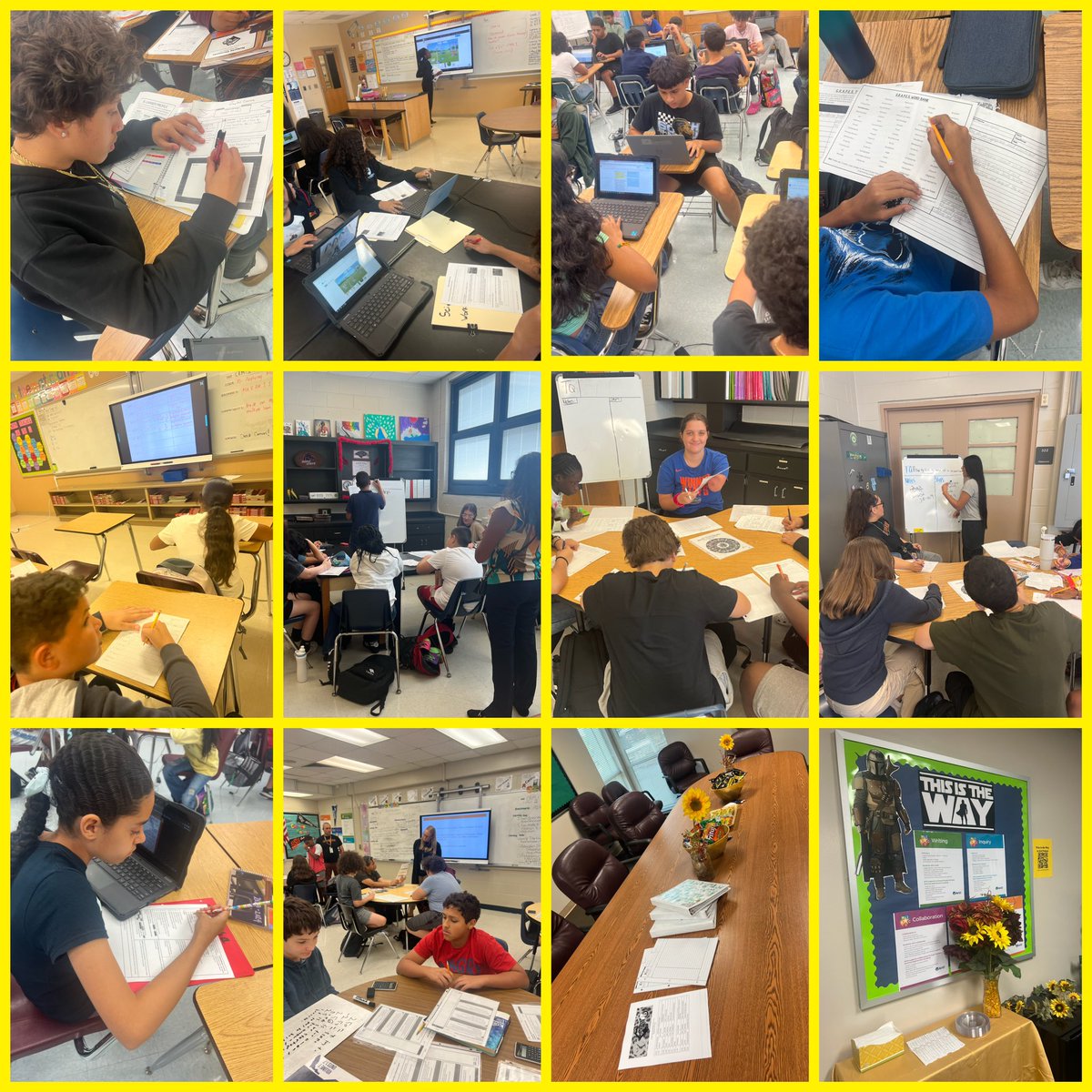 Schoolwide WICOR strategies = engaged students! 2nd of 4 Demo Revalidation Visits: focused note-taking, collaborative structures, tutorials, & more! Demo since 2007 ~ determined to revalidate! 🐆❤️✨🎓 #ThisIsAVID #ThisIsTheWay @Agudo_OCPS @OCPSnews @AVID4College @AdvancedOCPS