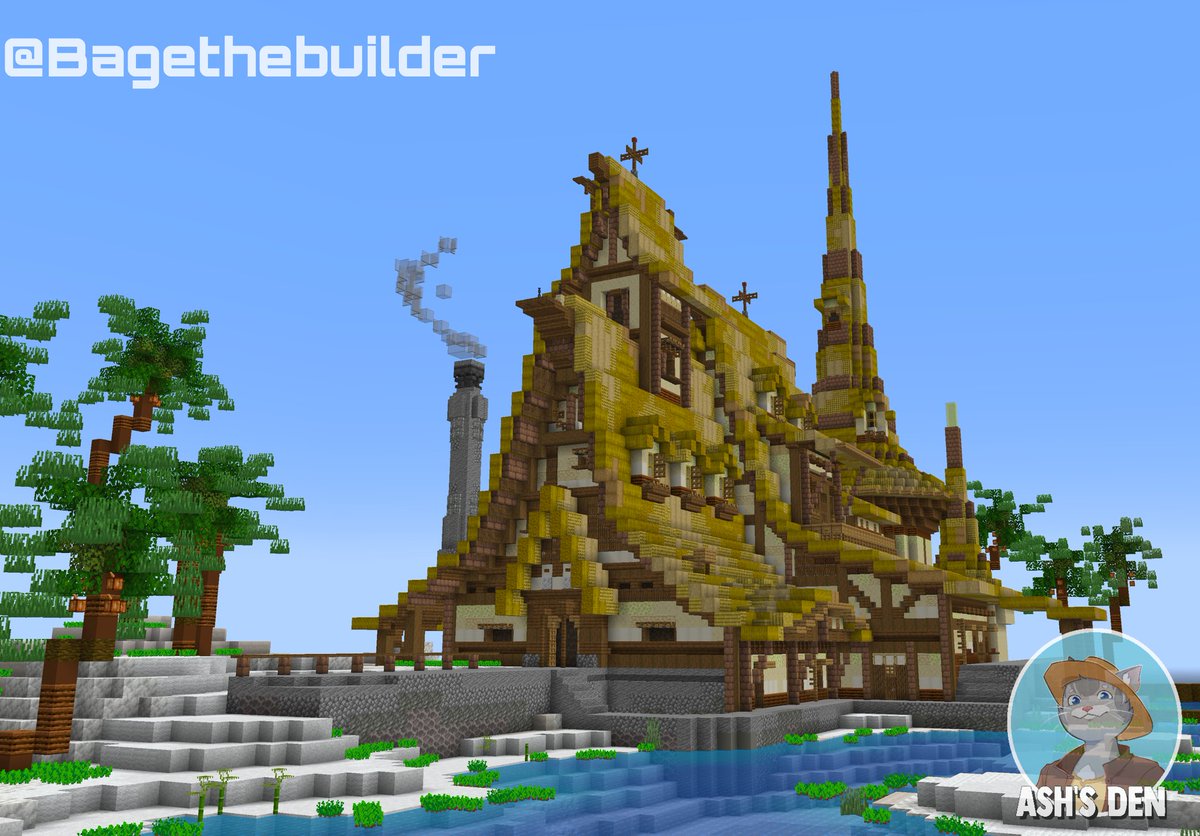 Beach House by the shore Collab
w/ashden 🌊 #Minecraft #Minecraftbuilds #minecraft建築コミュ