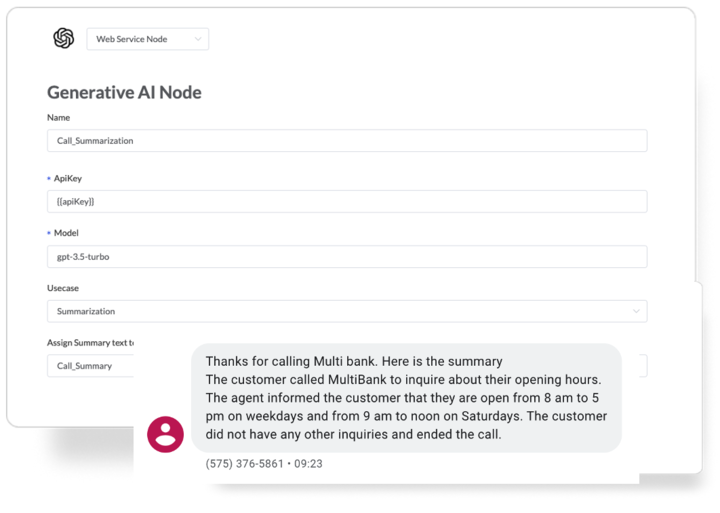 Learn How <a href="/Five9/">Five9</a> #IVAs Just Got More Powerful with Generative #AI 
1) Call  (313) 552-4693 to try a banking demo that uses #Generative #ABSCBNBall2023 
2) Call 219-695-8627 to try <a href="/DeepgramAI/">Deepgram</a> 's speech-to-text accuracy.
five9.com/blog/learn-how…