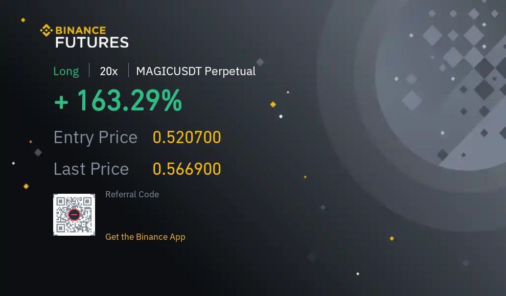 ImisBarito's tweet photo. MAGIC/USDT LONG ✅
ENTRY 0.5207

TP 1 0.5284
TP 2 0.5361
TP 3 0.5438
TP 4 0.5515
TP 5 0.5592

SL 0.5104 https://t.co/fd8yYosRKm
