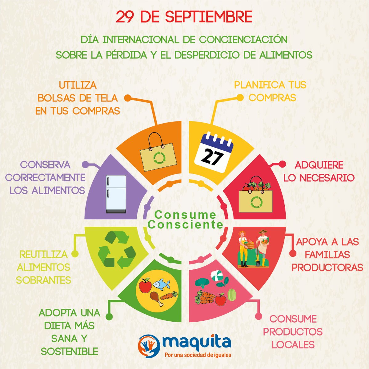 ¿Sabías que en el mundo se desperdician cerca de mil 300 millones de toneladas de comida? ¡𝐒𝐢́, 𝐡𝐚𝐬 𝐥𝐞𝐢́𝐝𝐨 𝐛𝐢𝐞𝐧! Esta 𝐜𝐨𝐦𝐢𝐝𝐚 𝐩𝐨𝐝𝐫𝐢́𝐚 𝐡𝐚𝐛𝐞𝐫 𝐚𝐥𝐢𝐦𝐞𝐧𝐭𝐚𝐝𝐨 𝐚 𝐦𝐢𝐥𝐥𝐨𝐧𝐞𝐬 𝐝𝐞 𝐩𝐞𝐫𝐬𝐨𝐧𝐚𝐬 𝐞𝐧 𝐭𝐨𝐝𝐨 𝐞𝐥 𝐦𝐮𝐧𝐝𝐨. !Piénsalo!