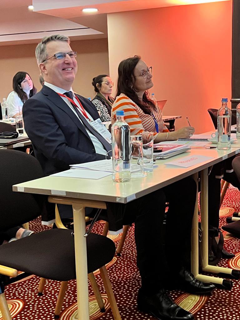 SzebenyB's tweet photo. On 27 Sept, represented @PostEurop as panellist at #ERGP - European Regulators Group for Postal Services #Stakeholders #Forum. Great occasion to express the #European designated #postaloperators views. Special thanks to #ERGP and #DGGROW for having organised the event! @Elenafrz https://t.co/Yfrosv9Z8l
