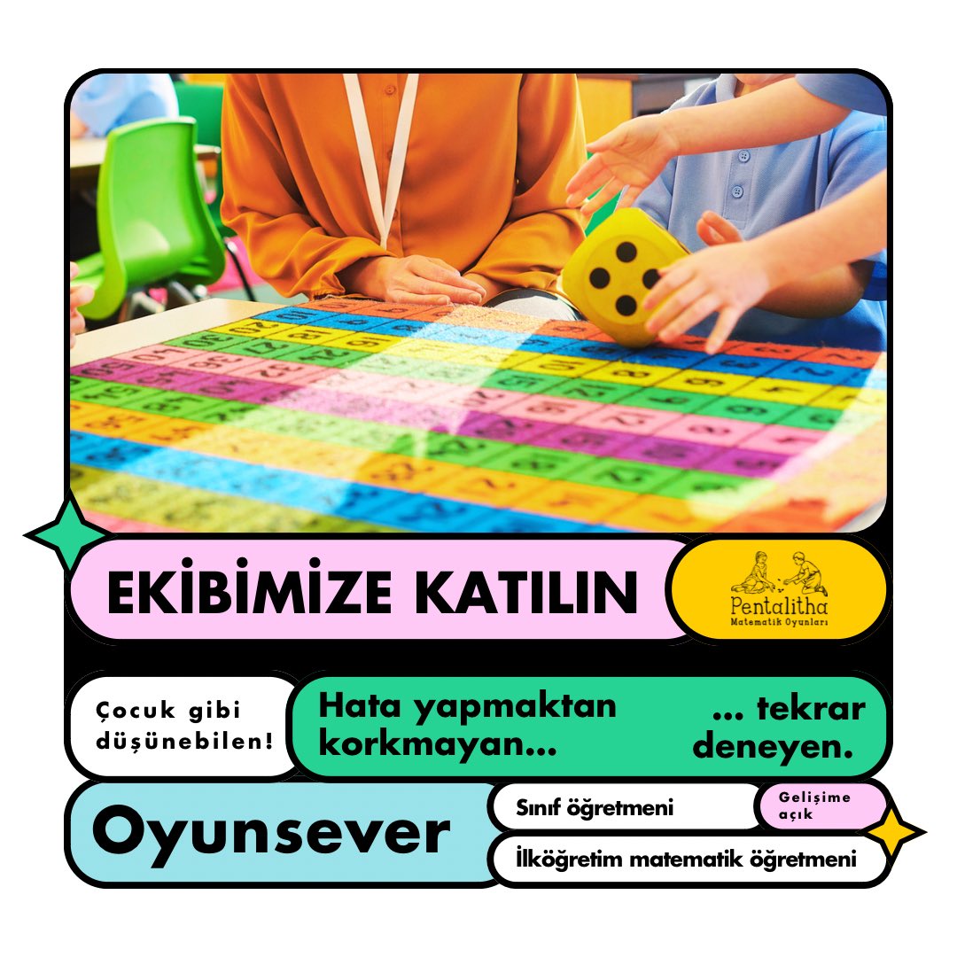 pentalitha's tweet photo. Sınıf öğretmenleri, ilköğretim matematik öğretmenleri ve  öğretmen adayları için bir iş ilanımız var. Paylaşırsanız seviniriz: https://t.co/Nq7LqIO61L https://t.co/Ofv5UB8COG