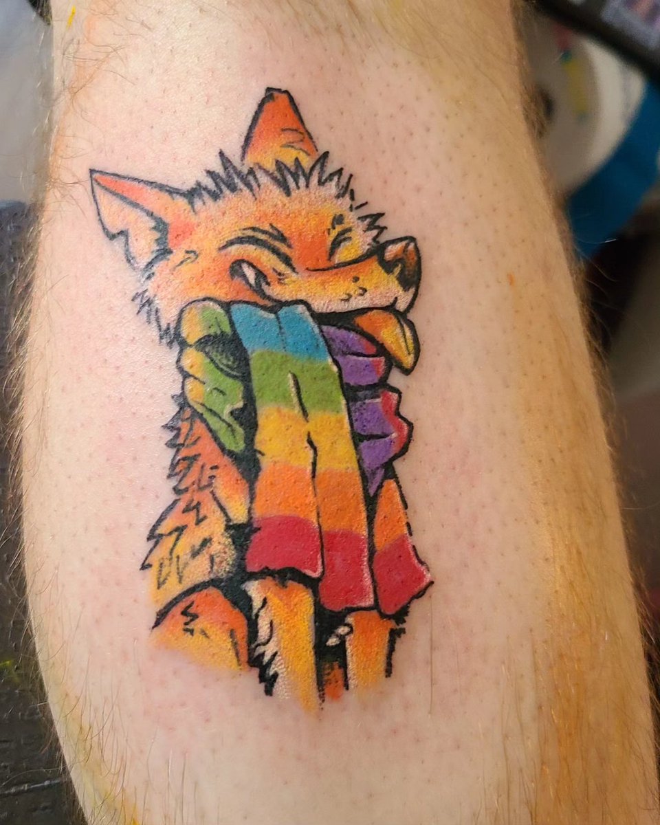 domino_twist's tweet photo. ⚠️Yop-Splosion⚠️
Some YOPS™ done at FWA
Yip Yap Yop art by @animalartcrimes
Tattoos by @dominotwist
Had an amazing time with @Fexazaur and @nofrickzone
💕
#fwa #furrytattooer #furry #yipyapyop #tattoo #tattooartist #atlanta #fwa2023 https://t.co/6YkgtxIoOK