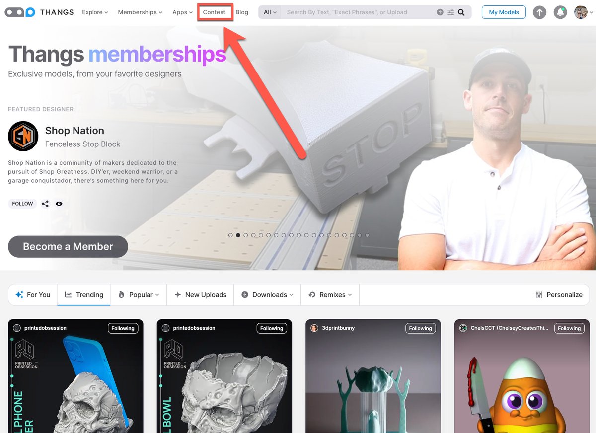 dennisdemeyere's tweet image. Hidden update to the @Thangs3D leaderboard was just unlocked about 5 minutes ago 🏆

Things are getting crazy on Thangs in celebration of #ERRF2023.

Speaking of which, come find us at our booth at #ERRF this weekend!