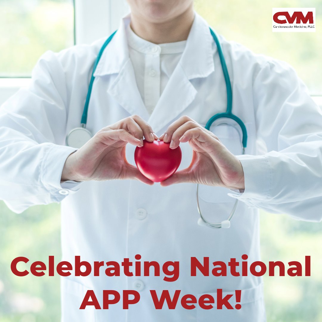 We extend our heartfelt gratitude to our dedicated Advanced Practice Providers who play a crucial role in delivering exceptional cardiovascular care. Thank you for all you do!

#NationalAPPWeek #HeartHealthHeroes