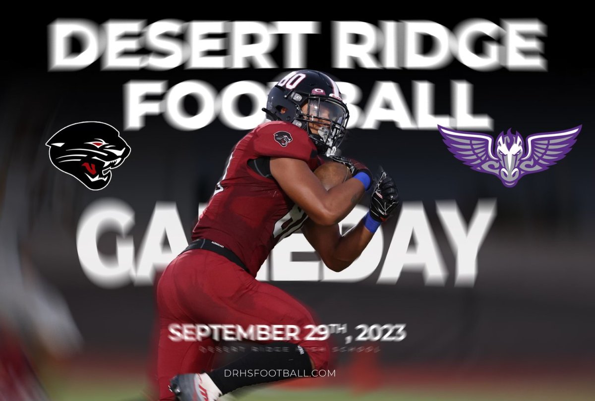 Coach_BSanchez's tweet photo. First Responder Night!
📍 Desert Ridge HS Mesa AZ
⏰️ 7 PM
🆚️ Cesar Chavez (3-2)
Desert Ridge Football 
We Bring The Juice!
@CodyTCameron @gridironarizona @ZachAlvira @AZHSFB @CamCox12 @azc_obert @KEVINMUSSER @BigSkyFB @RMAC_SPORTS  @LoneStarConf https://t.co/WXfblEn3Cn