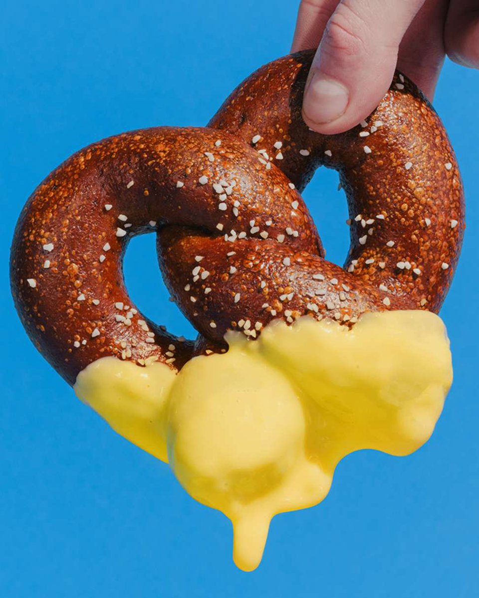 Triple-Malted Soft Pretzels. Chef Matthew Woolen has done the legwork to make this recipe one that you can do at home, including a guide to safely using lye (and a version that doesn't use it). Full recipe here: chfstps.co/3EWagTO
