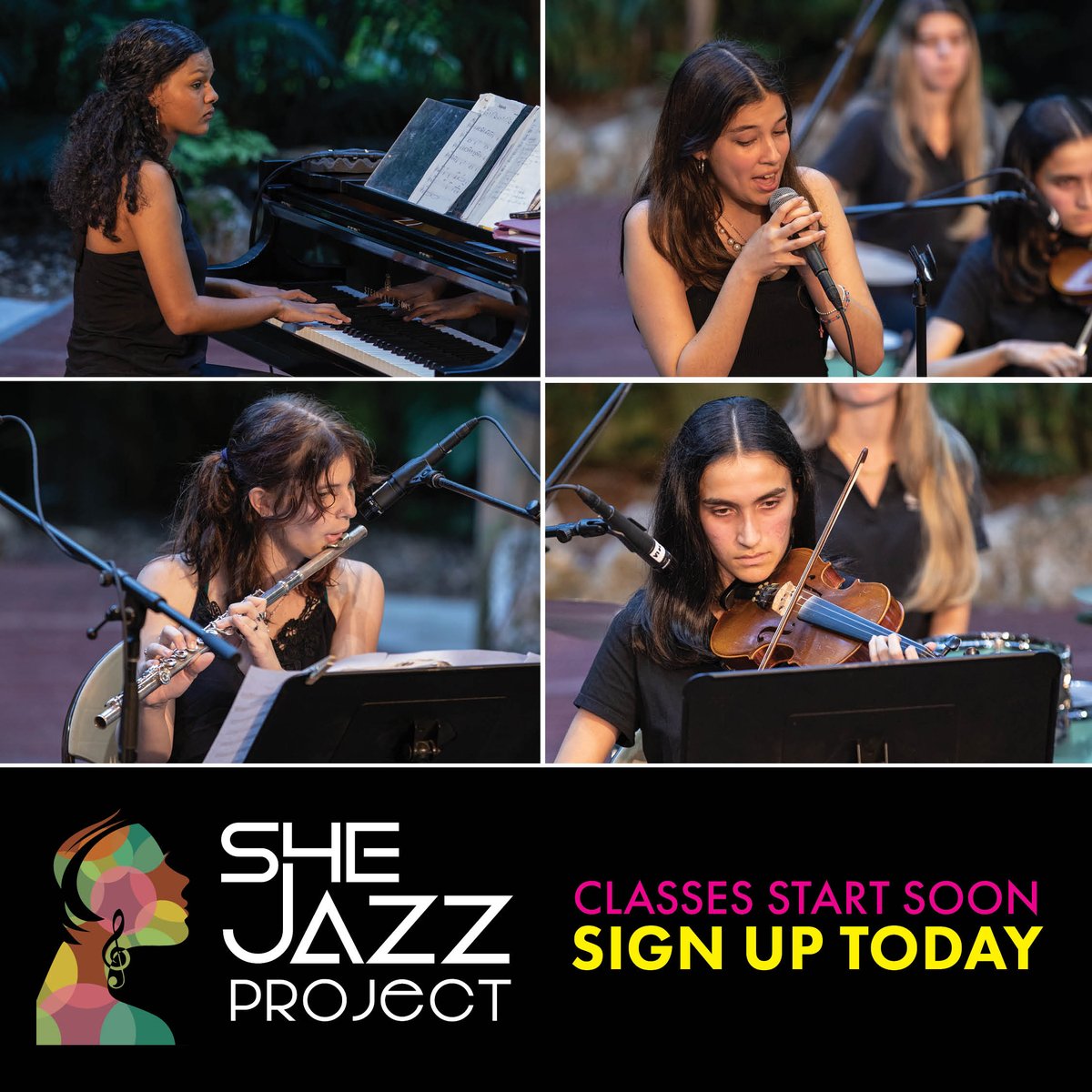 Calling all aspiring female jazz musicians for a unique mentorship opportunity. She Jazz encompasses young musicians ages 12 - 18. Placement classes take place Oct 7 &amp; 28. Sign up today: bit.ly/SheJazz23
#pinecresting