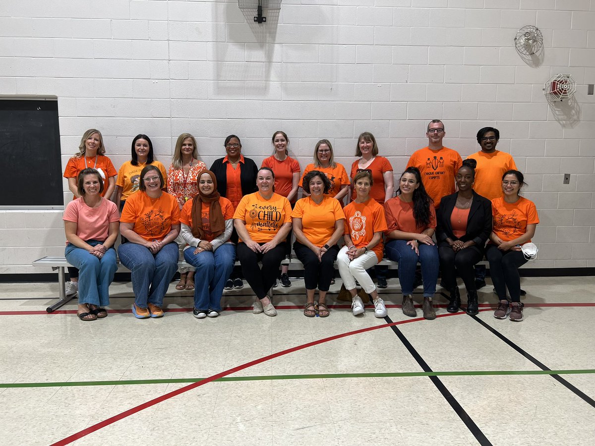 Corsair staff showing their support. #OrangeShirtDay #TruthAndReconciliationDay