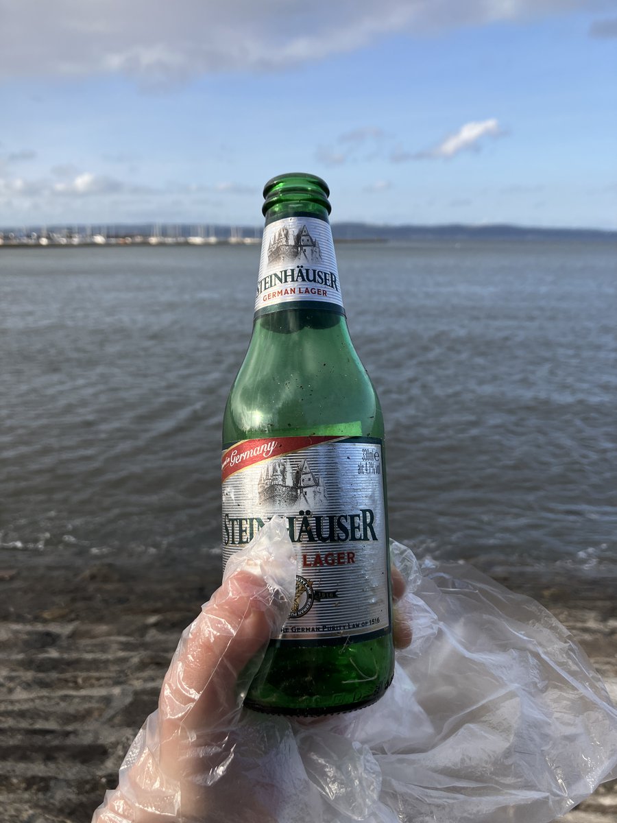 What a fantastic trip to Wardie Beach to pick up litter today. Mostly found drinks containers - if only we had a deposit return scheme! 🏖️🧃

Amazing job team, two full bags in under an hour! 🌍