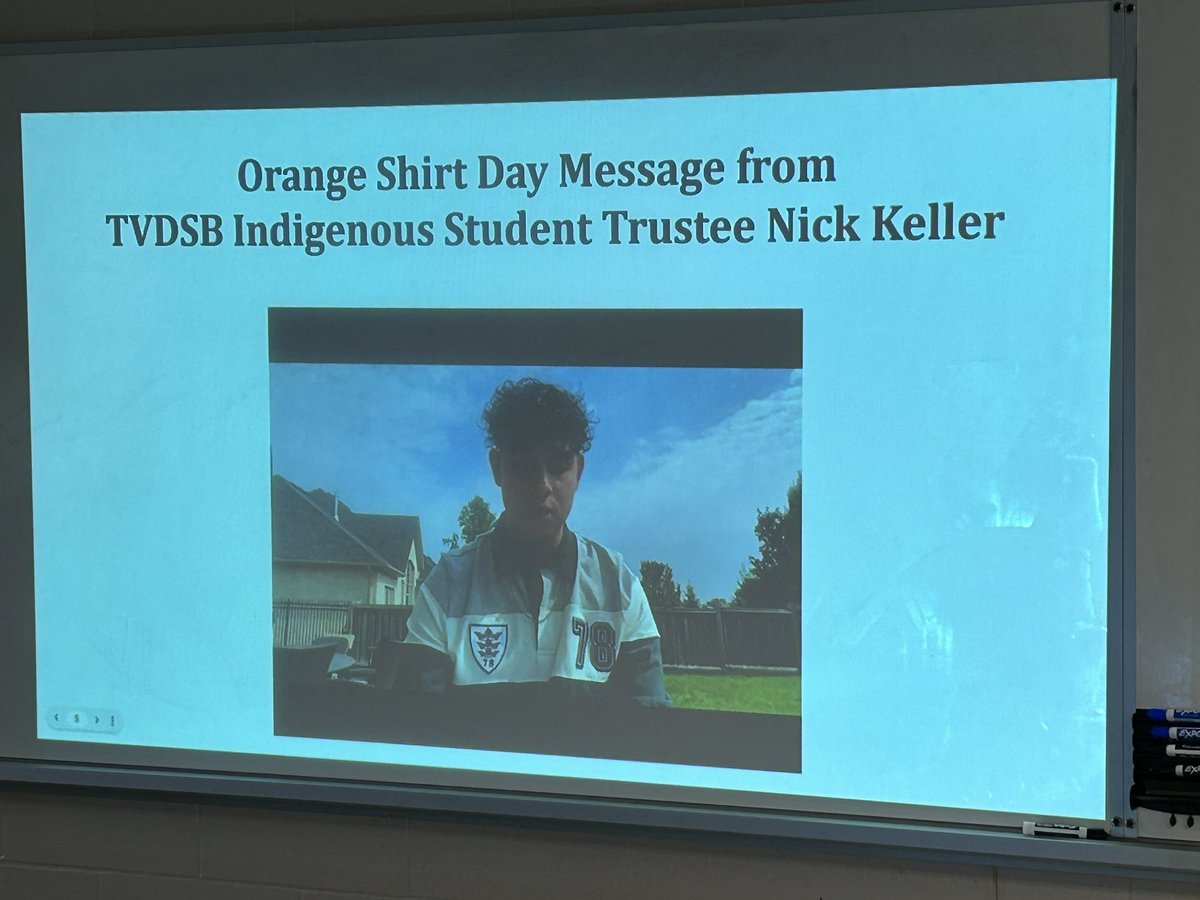 We wore Orange Shirts…. We participated in zoom call activities ….. videos on Truth and Reconciliation… crafts…. We are still learning.