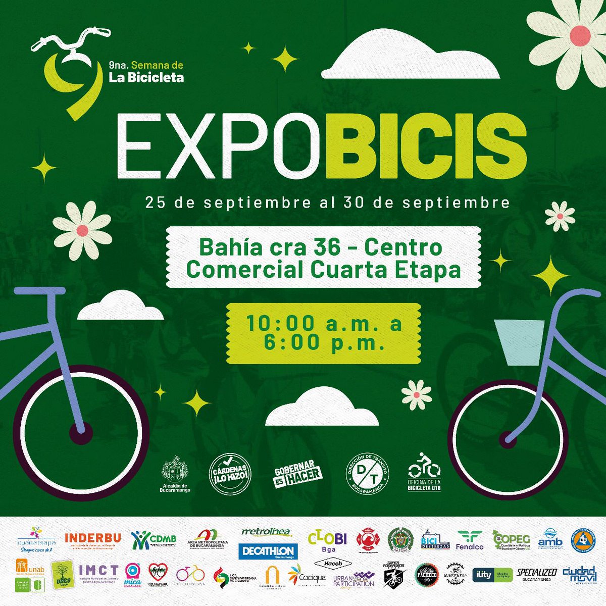 ¿Ya visitaste Expobicis? aún estas a tiempo de llegar a la exposición de bicicletas clásicas y antiguas, en el marco de la #9naSemanadelaBicicleta. Encontrarás bicis de varios países y podrás aprender sobre la evolución de este gran medio de transporte
🚴‍♀️ #MejorEnBici  🚴‍♂️