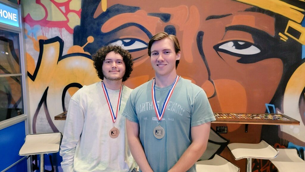 Congratulations to the winners of Tuesday Night Pong at Yogi's! Who will win the medals and $60 next week? <a href="/YogisBarGrill/">Yogi's</a> #beerpong