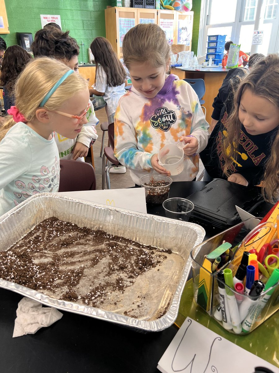 misscastello1's tweet photo. Cycle 3 in STEAM was filled with core sampling in 4th and creating plant offspring with different traits in 3rd. Some learners challenged themselves and tried writing genetic code! DL planted radish seeds. #mineolaproud #steamrocks @Jackson_Ave @MineolaUFSD https://t.co/dp4aEKhxlu
