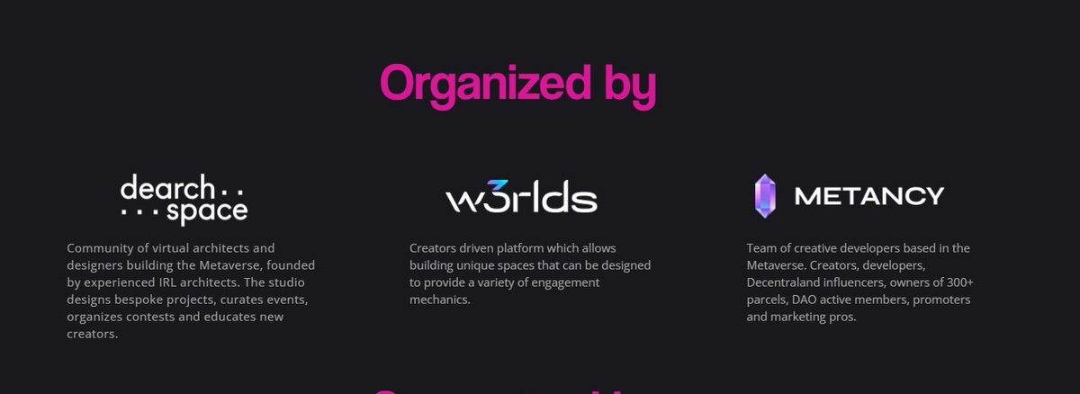 Whatever you do - DO NOT work with this group of people.

They took $115,000 from us, and in return <a href="/DecentralandDAO/">Decentraland DAO</a> got an unoptimized event, full of copyrighted models that the community had to fight to get removed pre-launch, and an abysmal post-launch.

Let's dive in!