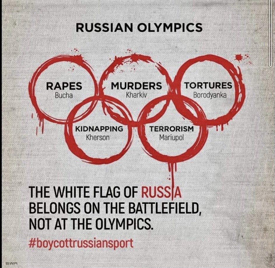officejjsmart's tweet photo. NO TO RUSSIA 🇷🇺 &amp; BELARUS 🇧🇾 AT OLYMPICS

⚡️The International Paralympic Committee allowed Russian athletes to participate in the Paralympic Games in Paris 2024.

👉 Representatives of terrorist regimes must be banned from the Olympics. https://t.co/QFpyJgB0cx