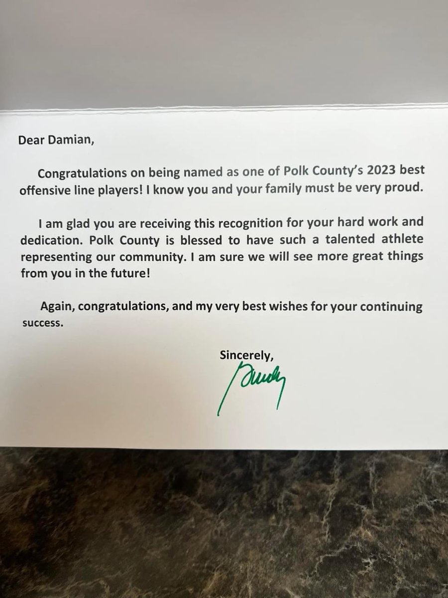 Damian Silva (@dozer2024) on Twitter photo Was awesome to receive this the other day. <a href="/PolkCoSheriff/">Polk County Sheriff 🚔 Grady Judd</a> showing some love. Definitely motivates me to work even harder and make my community proud. #MinerStrong #PolkCounty. <a href="/Anthony34352017/">Coach Russell</a> <a href="/coach_cornelius/">Coach Cornelius</a> <a href="/H2_Recruiting/">Hasani (H2) | Football Recruiting</a> <a href="/CountyPolk/">PCGridiron</a> <a href="/polk_way/">PolkWay</a> <a href="/DylanOliver23/">PolkwayDylan</a> <a href="/CoachHampton16/">Will Hampton</a> Was awesome to receive this the other day. <a href="/PolkCoSheriff/">Polk County Sheriff 🚔 Grady Judd</a> showing some love. Definitely motivates me to work even harder and make my community proud. #MinerStrong #PolkCounty. <a href="/Anthony34352017/">Coach Russell</a> <a href="/coach_cornelius/">Coach Cornelius</a> <a href="/H2_Recruiting/">Hasani (H2) | Football Recruiting</a> <a href="/CountyPolk/">PCGridiron</a> <a href="/polk_way/">PolkWay</a> <a href="/DylanOliver23/">PolkwayDylan</a> <a href="/CoachHampton16/">Will Hampton</a>