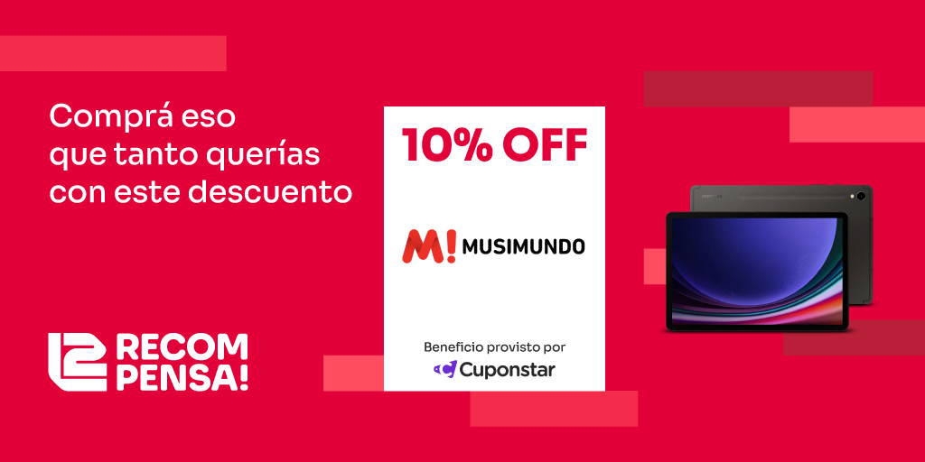 L2_LaSegunda's tweet photo. 💻 ¡Accedé a 10% de descuento en tu compra con Musimundo!
Beneficio exclusivo de #L2Recompensa 🤩
✅ Conseguilo en https://t.co/AElebMetO2
#LaSegundaSeguros #Seguros #Descuentos #Beneficios https://t.co/i22OUbPOYd