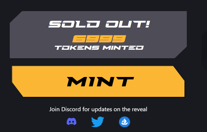 SOLD OUT IN 40 MIN 🚀

Join discord before Reveal ⬇️

discord.gg/Ndu5cZfzgu

#nft #soldout #aetherow #NFTDROPS