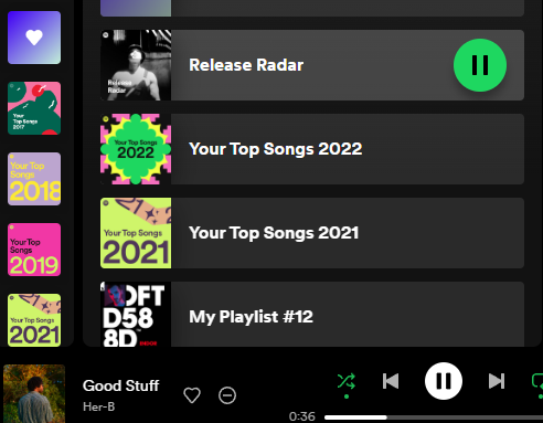 <a href="/heyherb/">herb 🌱</a> so i was listening to my release radar and I thought i heard a familiar voice <3