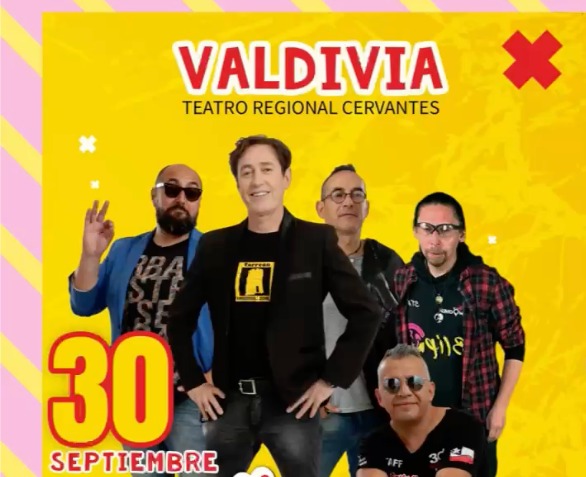 rodrigompozas's tweet photo. Compra tu entrada para ver el concierto de Sexual Democracia vía On Line desde el teatro Cervantes de Valdivia. #valdiviacl  #concierto #SexualDemocracia #35años @PassLineChile https://t.co/8LFs7Y4LWL https://t.co/xA9Vi1QrOA