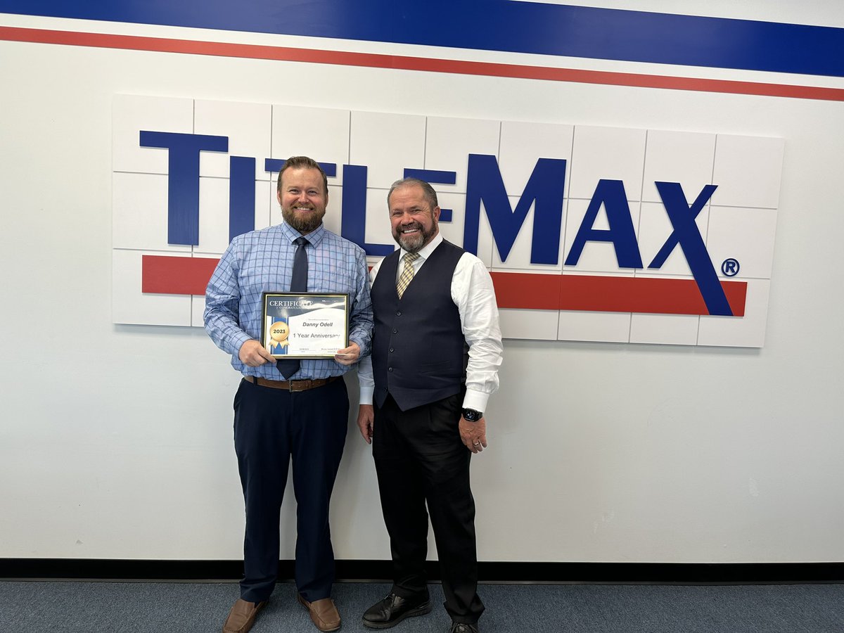 Congratulations Danny Odell on your One Year Anniversary here’s to many more <a href="/TMXCompanies/">TMX Companies</a> <a href="/jamieblane223/">Jamie Lane</a>
