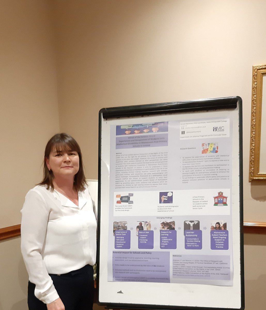 Nicola Mannion PhD (@nicolamannion1) on Twitter photo It was great to be at the <a href="/ILSA_Education/">Irish Learning Support Association</a> Annual Conference today. Thanks to the organisers for giving me the opportunity to present my research which explores the experiences of students with ID in mainstream pp schools in Ireland #studentvoice #inclusion It was great to be at the <a href="/ILSA_Education/">Irish Learning Support Association</a> Annual Conference today. Thanks to the organisers for giving me the opportunity to present my research which explores the experiences of students with ID in mainstream pp schools in Ireland #studentvoice #inclusion