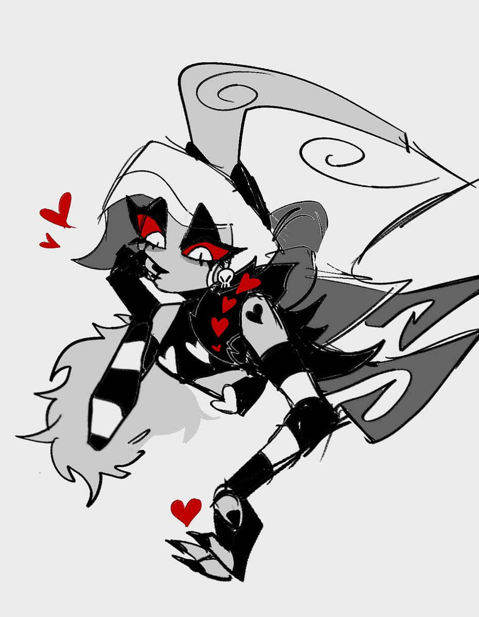 RyB_00000's tweet photo. #HazbinHotelFanart 
#HazbinHotelVelvette
Doodle https://t.co/wFe9ELwZd2