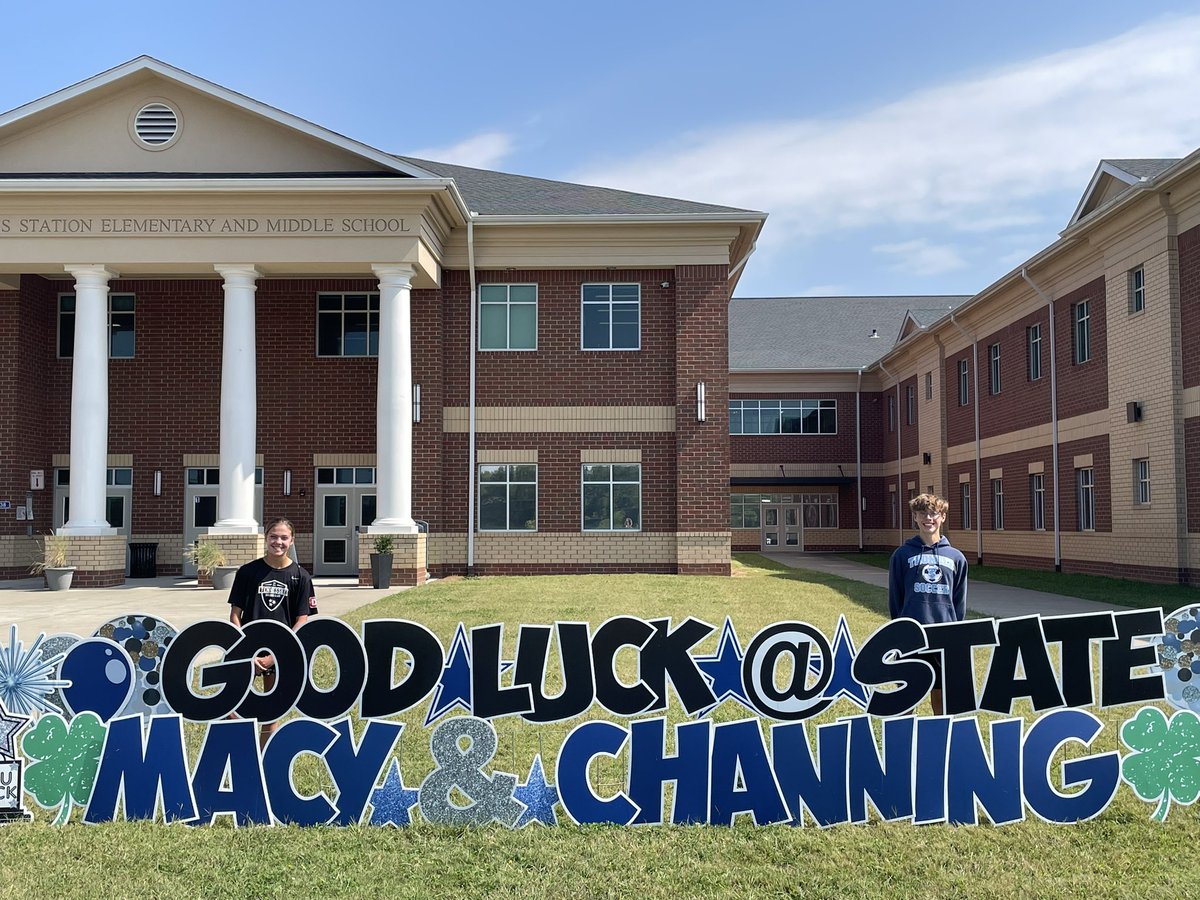 So proud of the TSMS XC runners for an awesome season filled with personal bests. Special congratulations and good luck to 6th grader Macy Seagroves and 8th grade Channing Ruiz who are headed to the State Championship runs this weekend!