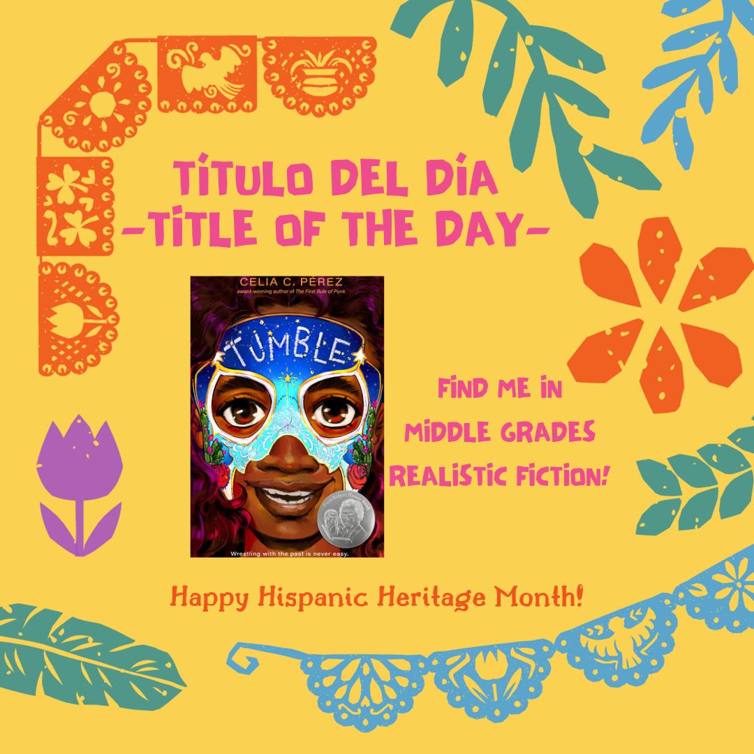 Today's author, Celia C. Perez, is a recipient of the Pura Belpre and Tomas Rivera Mexican American Children's Book Awards (just to name two)! Check out Tumble from our library today!
#hispanicheritagemonth #nextgreatread
