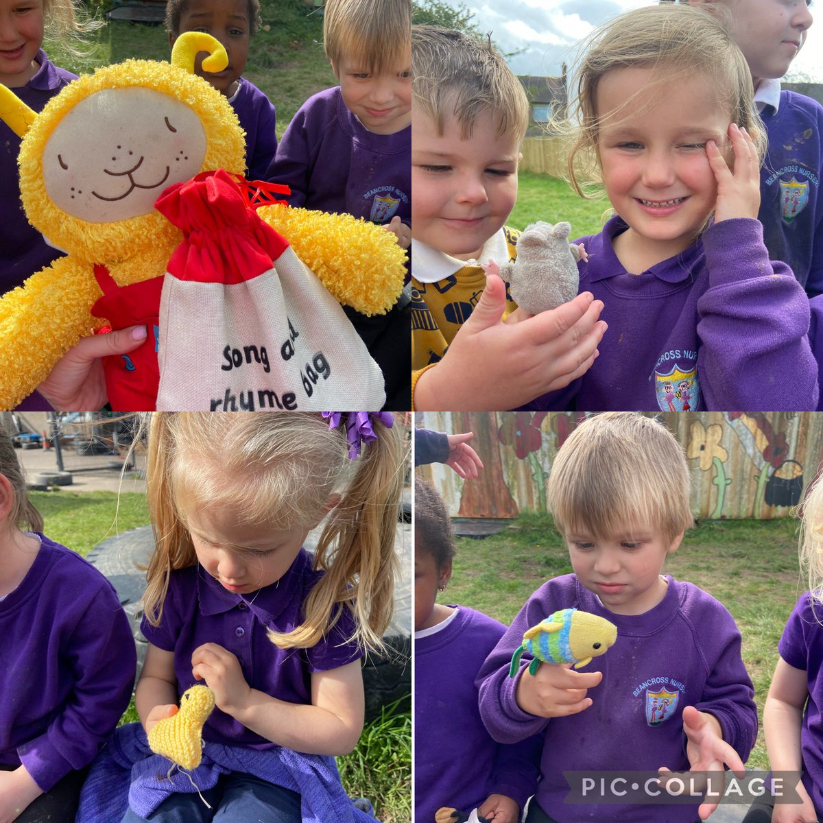 beancrossELC's tweet image. This week our friend Benji Bookbug has been visiting us with his magic bag 🪄 We practiced our counting as we sang lots of number songs for #MathsWeekScot #Bookbug 🔢🐸🦆🐠