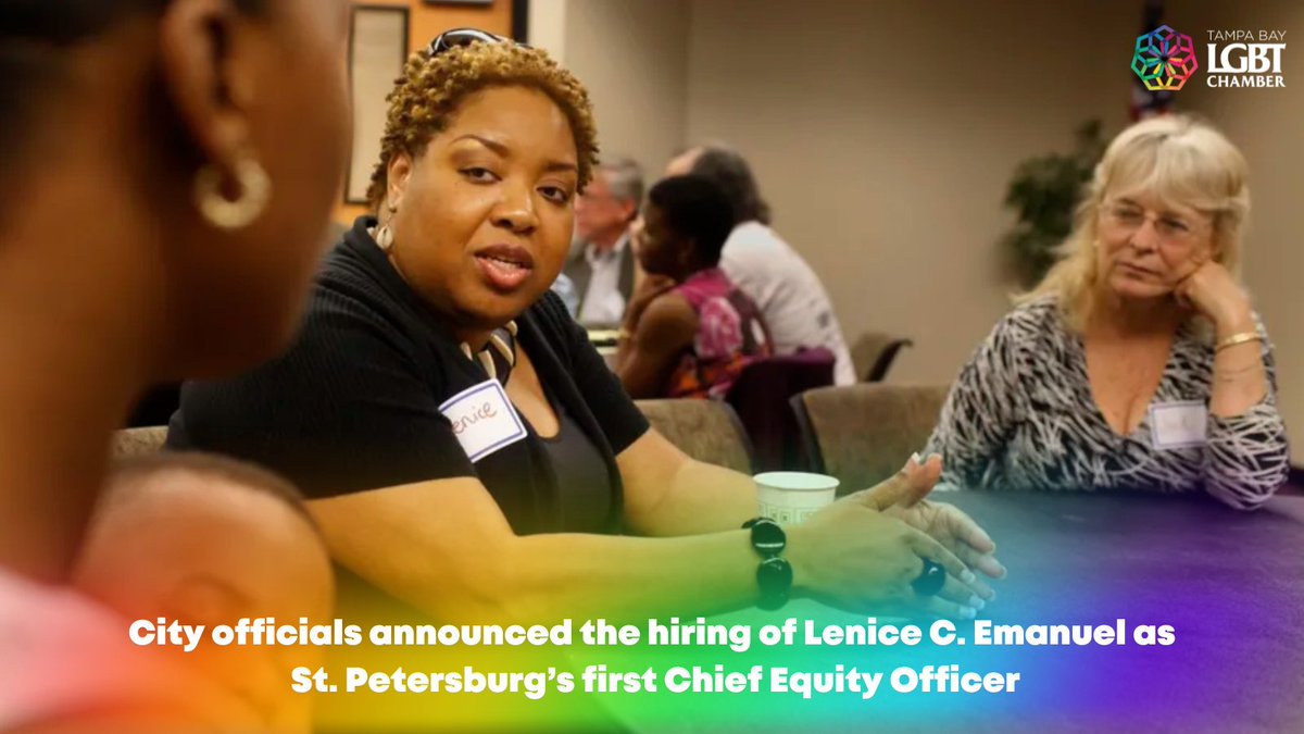City officials on Tuesday announced the hiring of Lenice C. Emanuel as St. Petersburg’s first Chief Equity Officer. We look forward to working with Lenice!

Read on: ow.ly/RmZT50PRloE
