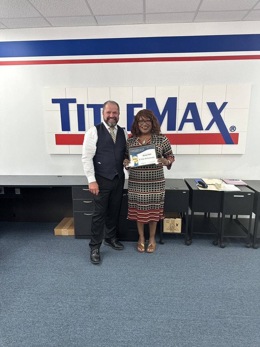 Happy 6 Year Anniversary Sonya Hill here’s to many more <a href="/jamieblane223/">Jamie Lane</a> <a href="/TMXCompanies/">TMX Companies</a>