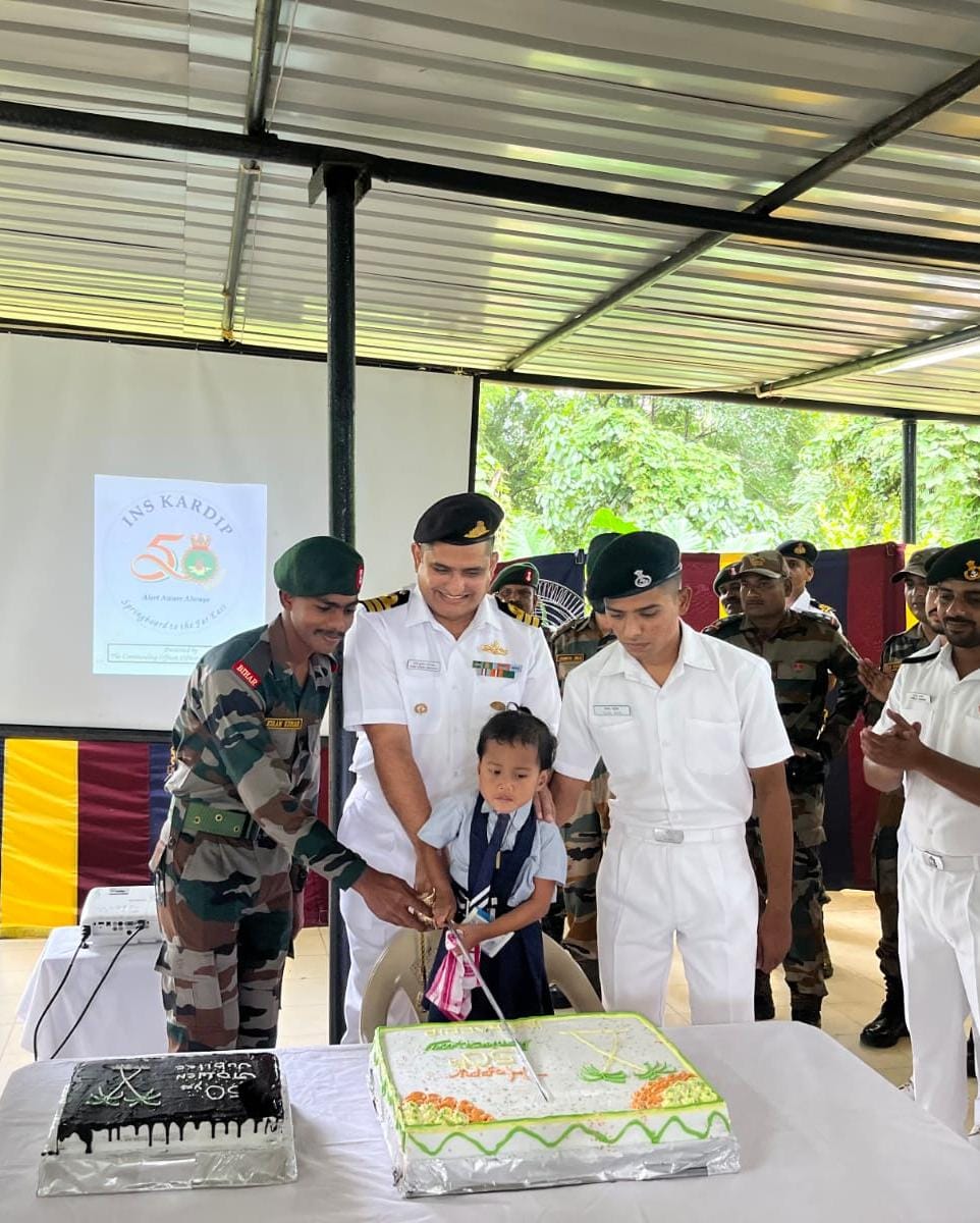 Inspiring story of hope & empowerment #ANC! Veronica Dorish Rose, born on an IndianNavy FIC, found a loving home with INS Kardip & access to quality education. She recently graced the Golden Jubilee celebrations, symbolizing the success of #BetiBachaoBetiPadhao 📚campaign.
#ANC