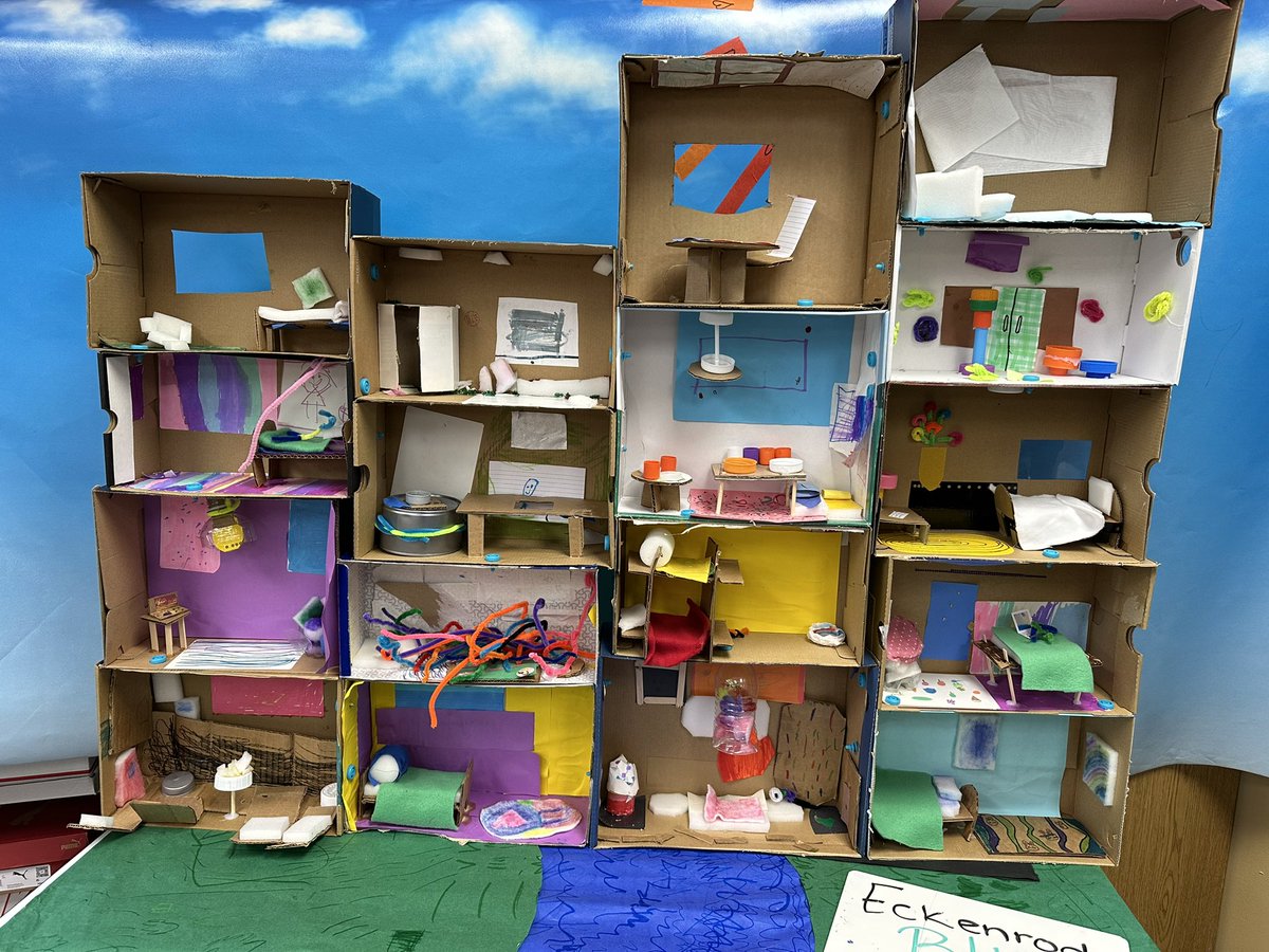 2nd grade shoebox mansion! Great work learning to attach materials, repurpose materials and follow a plan as we move through the design cycle! 
YouTube channel: @frestem #REYNproud <a href="/ReynSchools/">Reynoldsburg City Schools</a> #makerspace #create