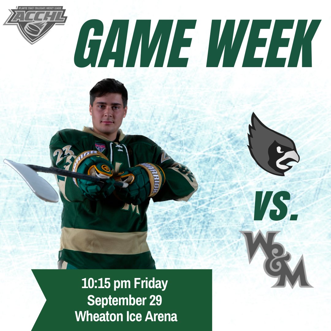 It's GAMEDAY!! Tribe Hockey goes north to face off against Catholic in the first road game of the season 😈😈

#rolltribe 

🆚 Catholic
📍 Wheaton Ice Arena
⏰ 10:15 PM
📺 youtube.com/@tribehockeyvi…