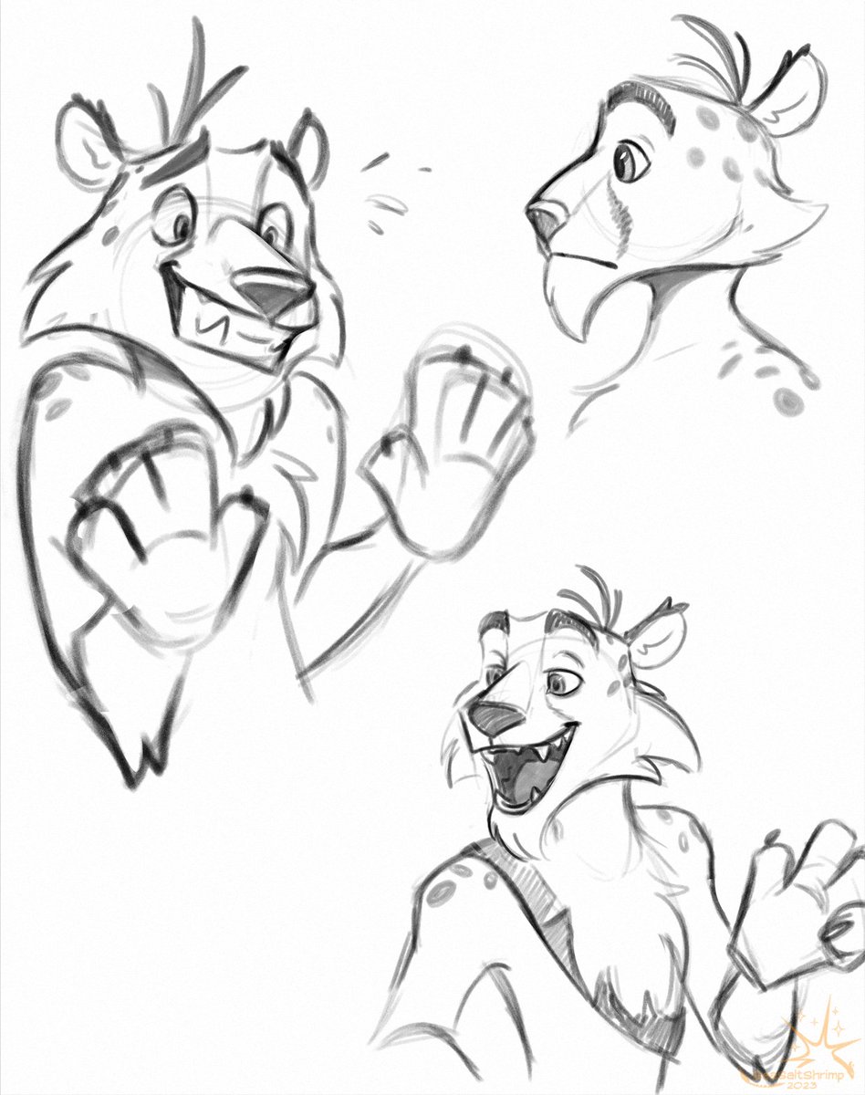 SeasaltShrimp's tweet photo. A couple Spyro, but mostly Hunter! I still find him fun to draw. https://t.co/05MRkFk8Cl