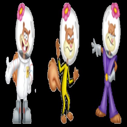 SpongeNewsRBLX's tweet photo. Decals of SpongeBob, Sandy & Patrick in different outfits! Could these be the upcoming skins? What do you think? ๐ค๐งฝ
#SpongeBobSimulator
#SpongeBobSimulatorLeaks
#SpongeBobGame
#SpongeBobSquarepants
#Roblox
#SpongeBobRoblox https://t.co/KGbf4oWkK6
