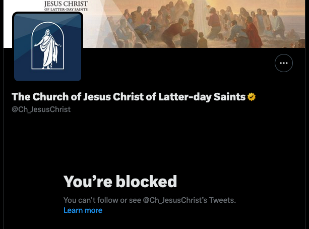 Please unblock us @Ch_JesusChrist ! We are not opposed to you as an org.

We simply want to raise awareness about abuse that has occurred on your watch, or within your church.

FLOODLIT.org will continue to shine!

floodlit.org/posting-policy/
#GeneralConference #genconf